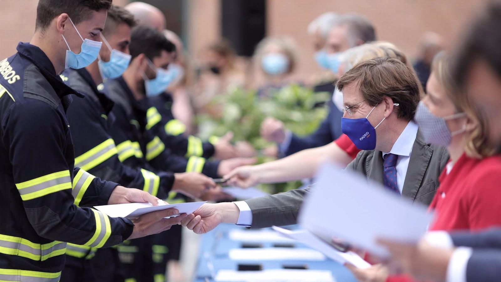 Madrid incorpora 86 nuevos bomberos al Cuerpo del Ayuntamiento y aspira a un total de 228 en todo el mandato