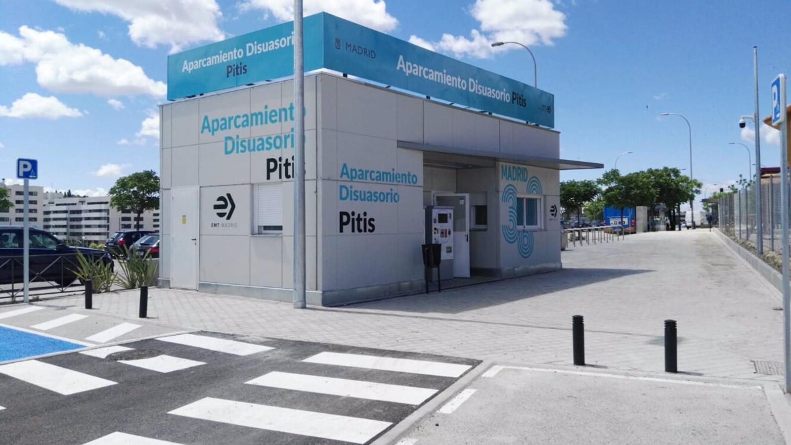 Comienza a funcionar el nuevo aparcamiento multimodal de Pitis en Fuencarral-El Pardo con 496 plazas