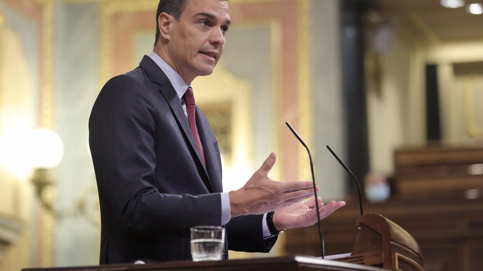 Sánchez avisa: "No habrá referéndum de autodeterminación" y el PSOE "jamás" reformará la Constitución para ello