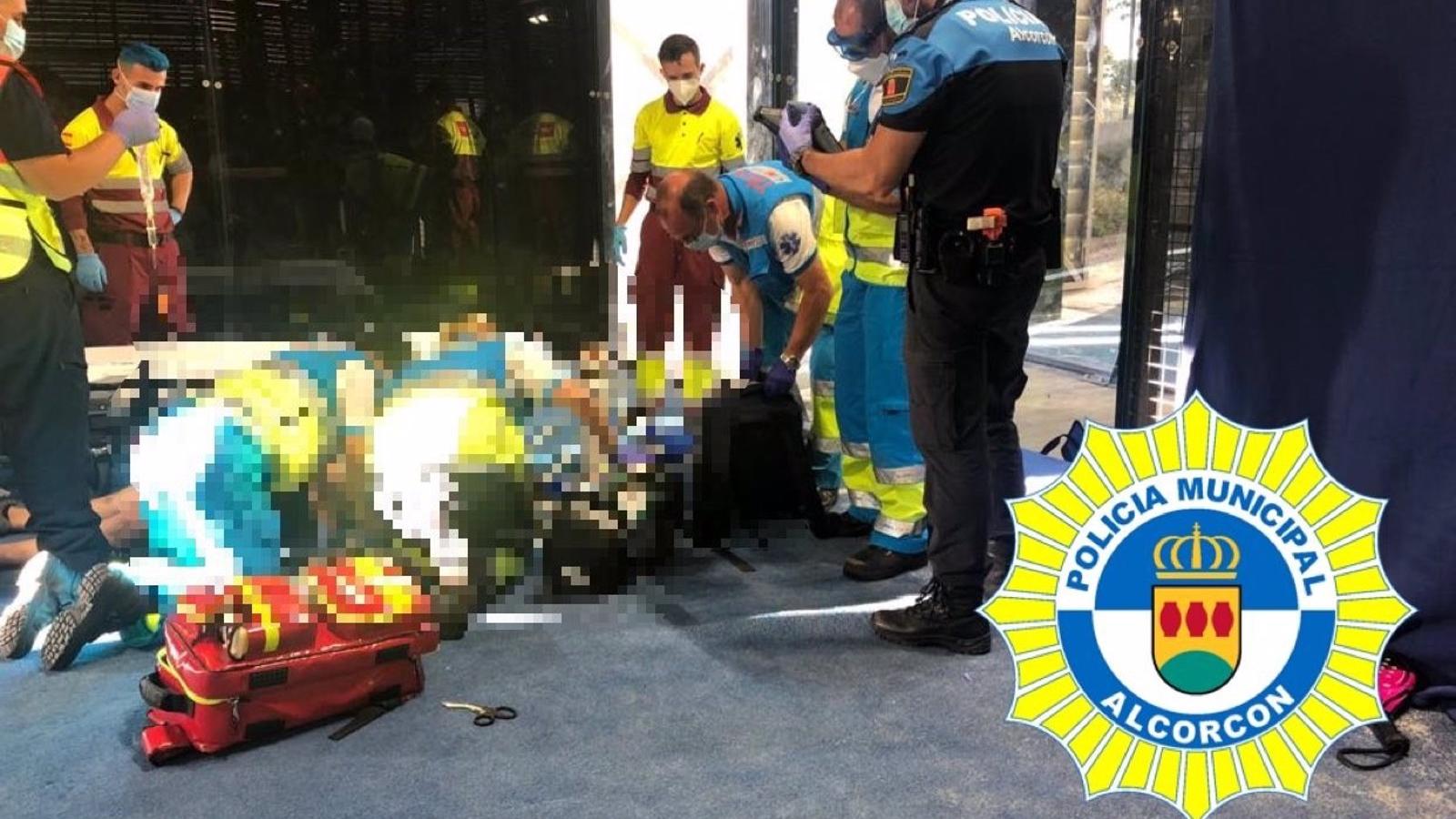 Reaniman a una mujer que entró en parada cardiorespiratoria en un gimnasio de Alcorcón