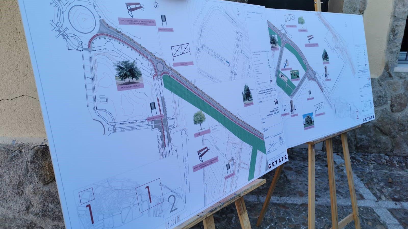 Concluyen las obras de mejora del entorno de la M-301 en Getafe con un nuevo pavimentado, alumbrado y sistema de drenaje