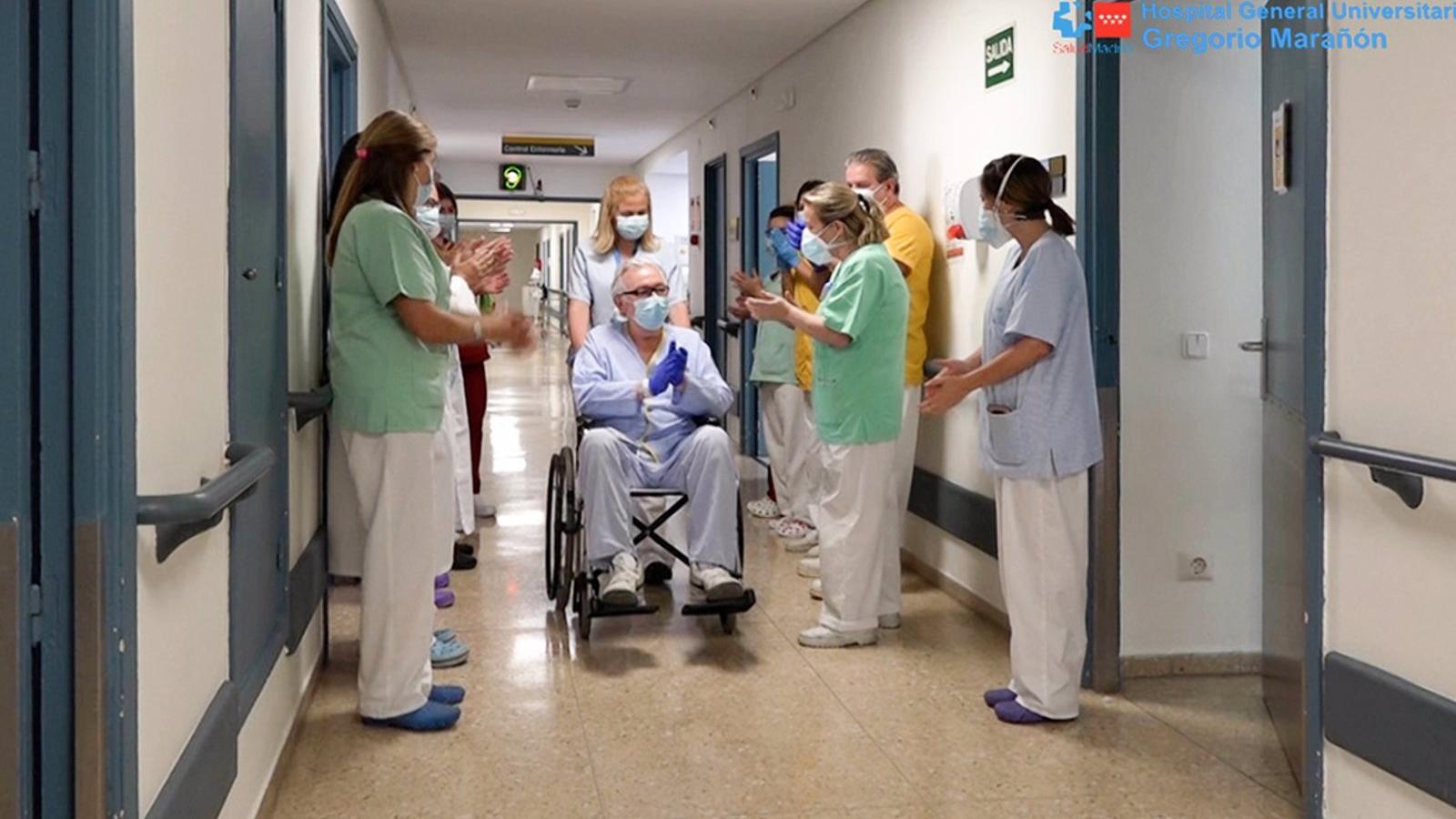 El Hospital Gregorio Marañón da de alta a su paciente número 6.000 que supera la Covid-19