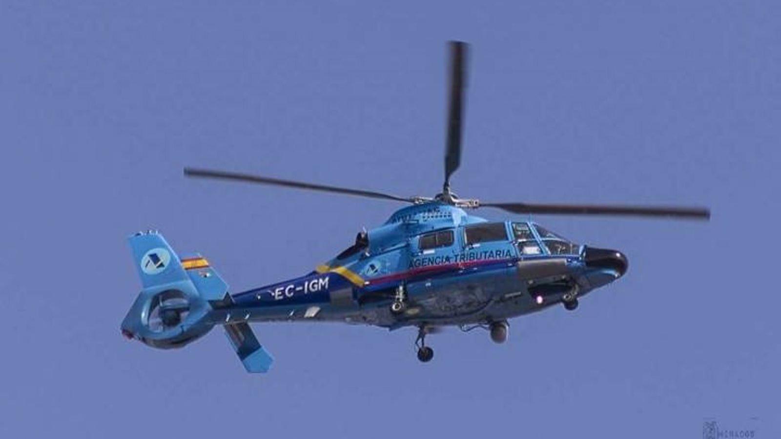 Muere una persona y otras dos resultan heridas tras caer al mar su helicóptero en persecución con narcos