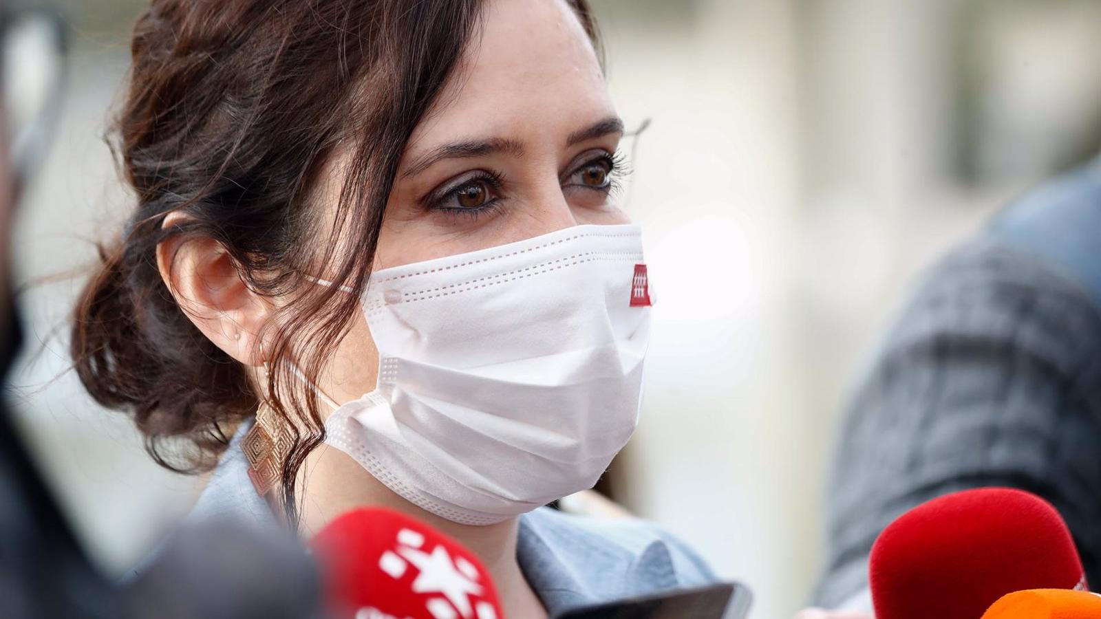 Díaz Ayuso descarta poner en marcha nuevas restricciones en Madrid