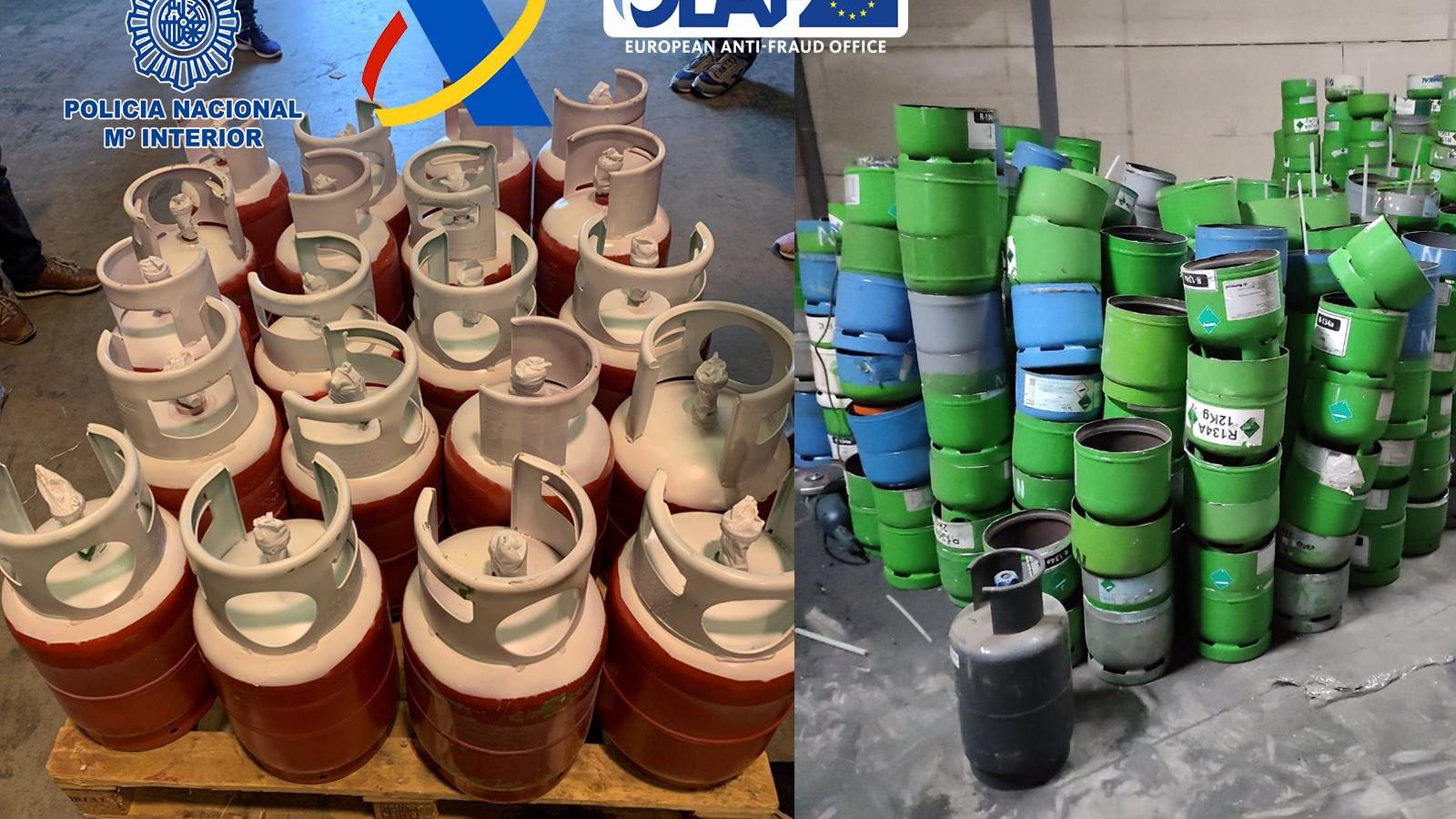 Desarticulada la banda europea más activa de importación y tratamiento ilegal de gases de efecto invernadero