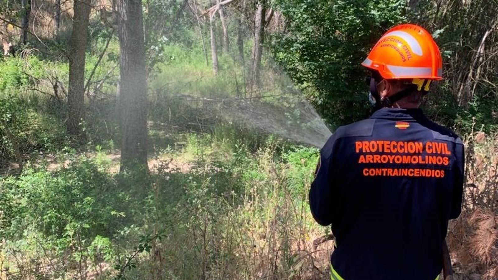 El Ayuntamiento de Arroyomolinos activa un retén de prevención frente a incendios forestales por las altas temperaturas