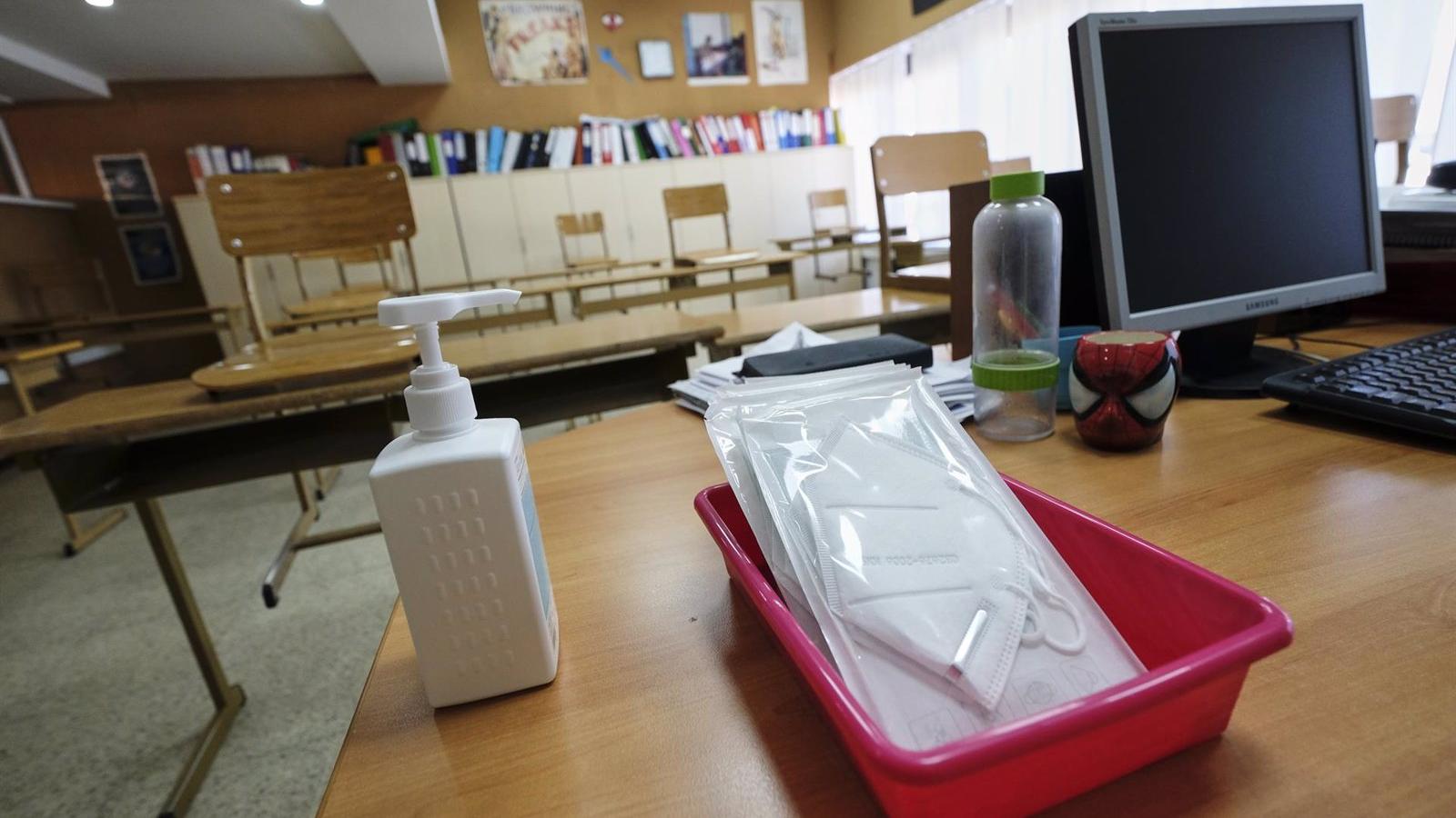 La mascarilla será obligatoria en los centros educativos aunque su uso podrá flexibilizarse según evolucione la pandemia