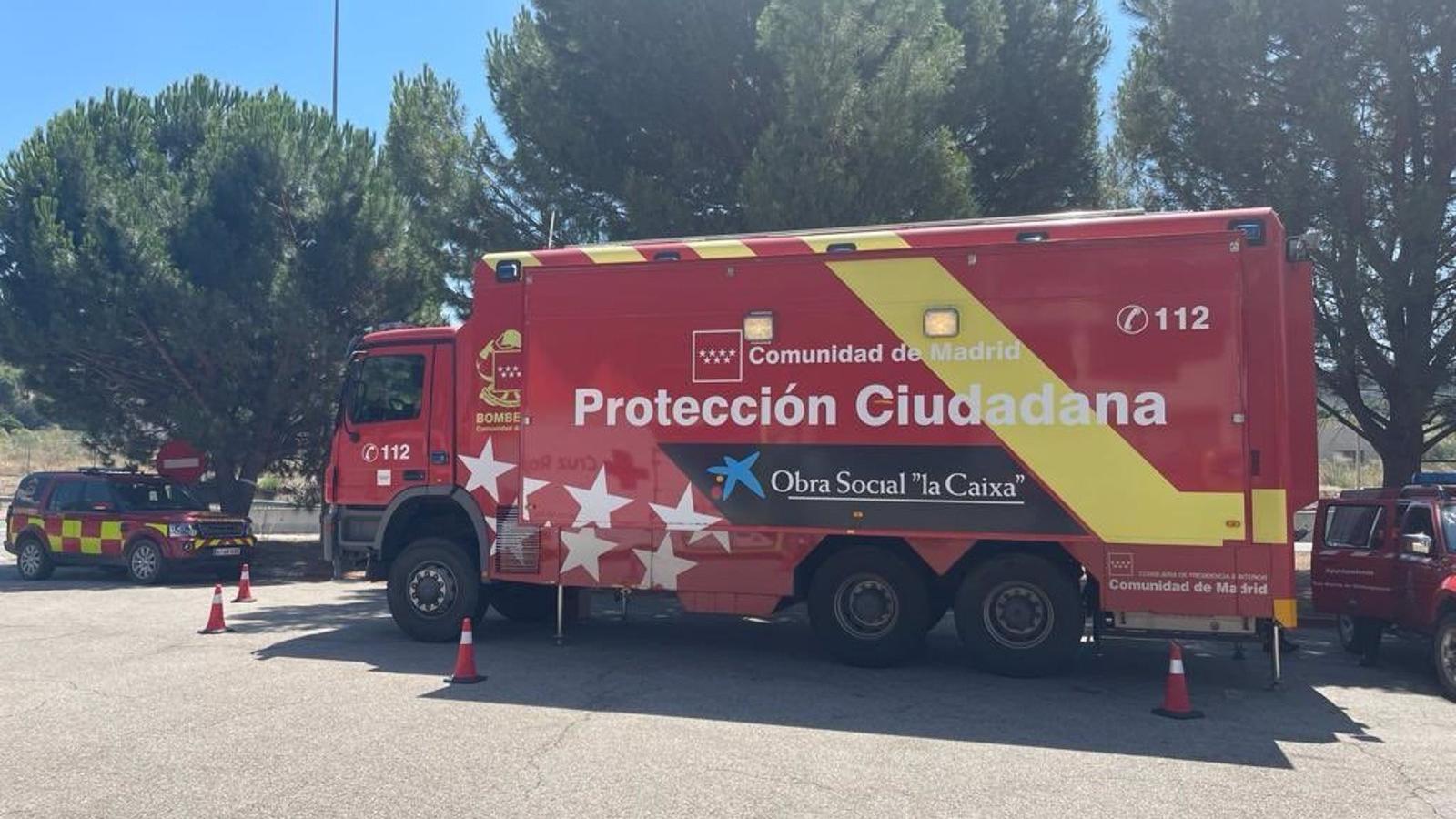 Abierto al tráfico la M-501 en San Martín de Valdeiglesias tras su cierre por el incendio