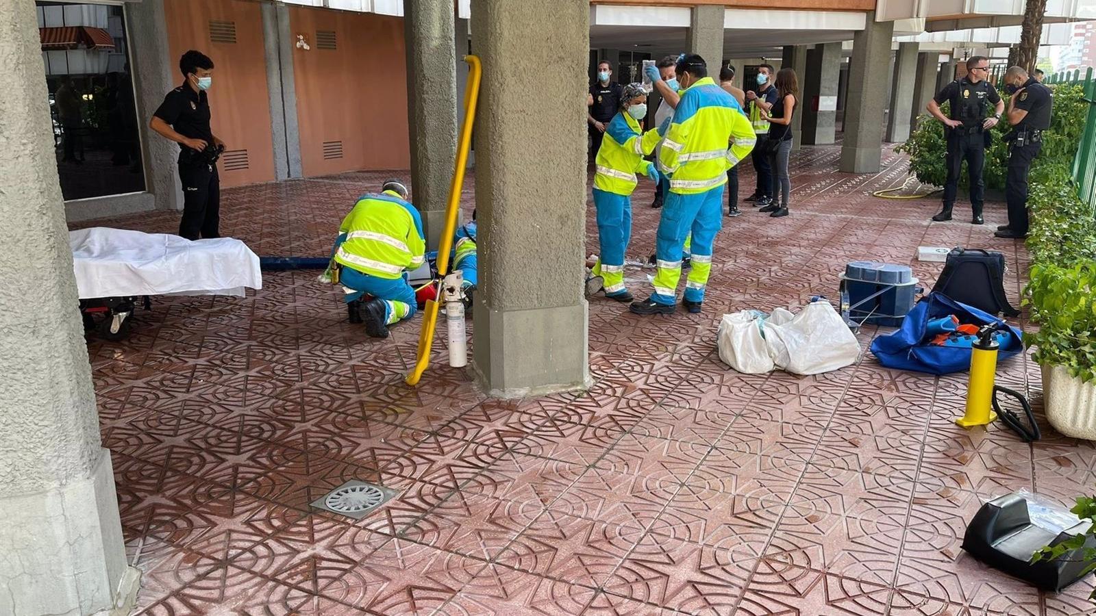 Herido grave un trabajador de 63 años al caer desde seis metros de altura en Móstoles