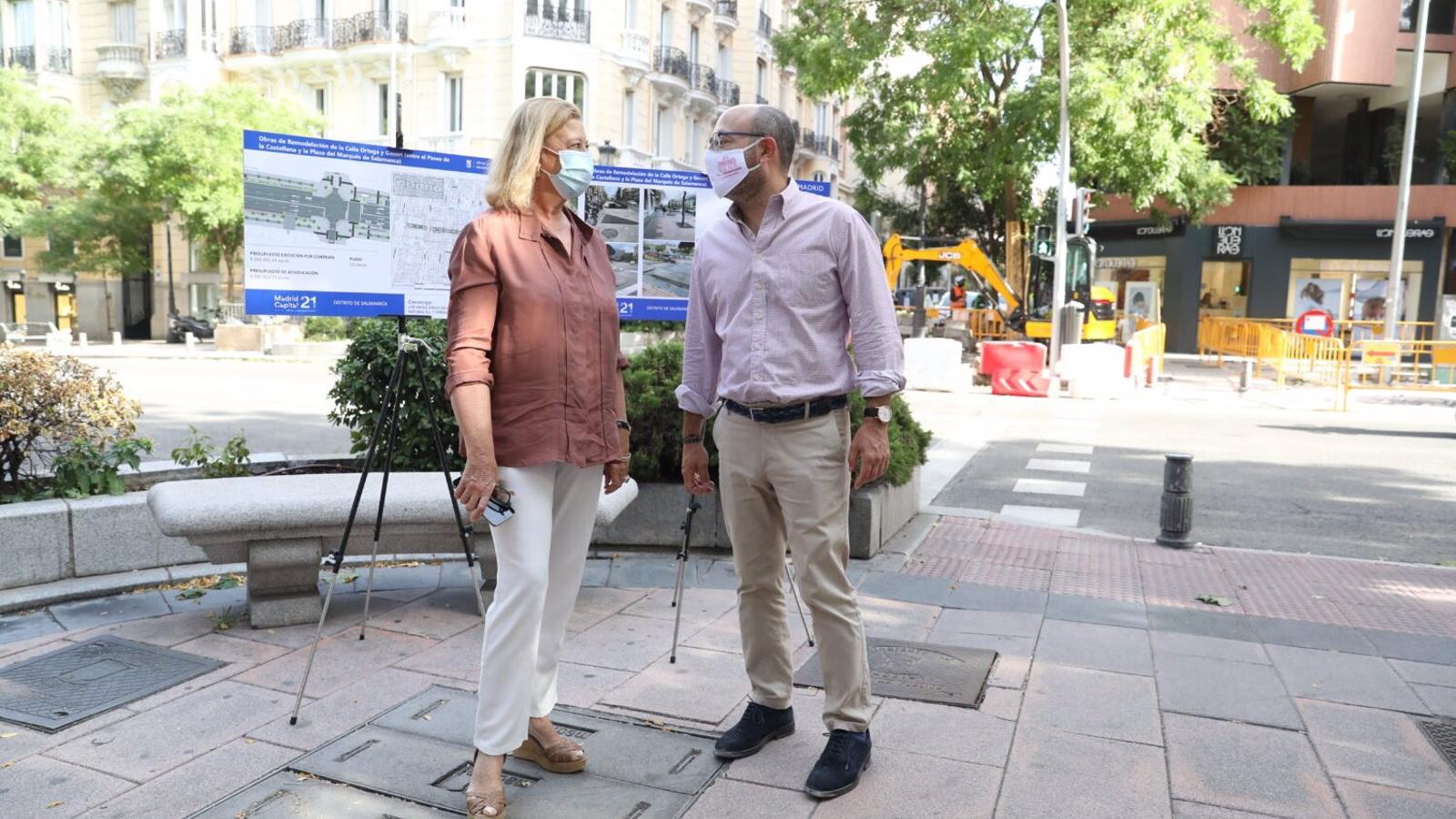 La remodelación de Ortega y Gasset estará finalizada a principios del próximo verano