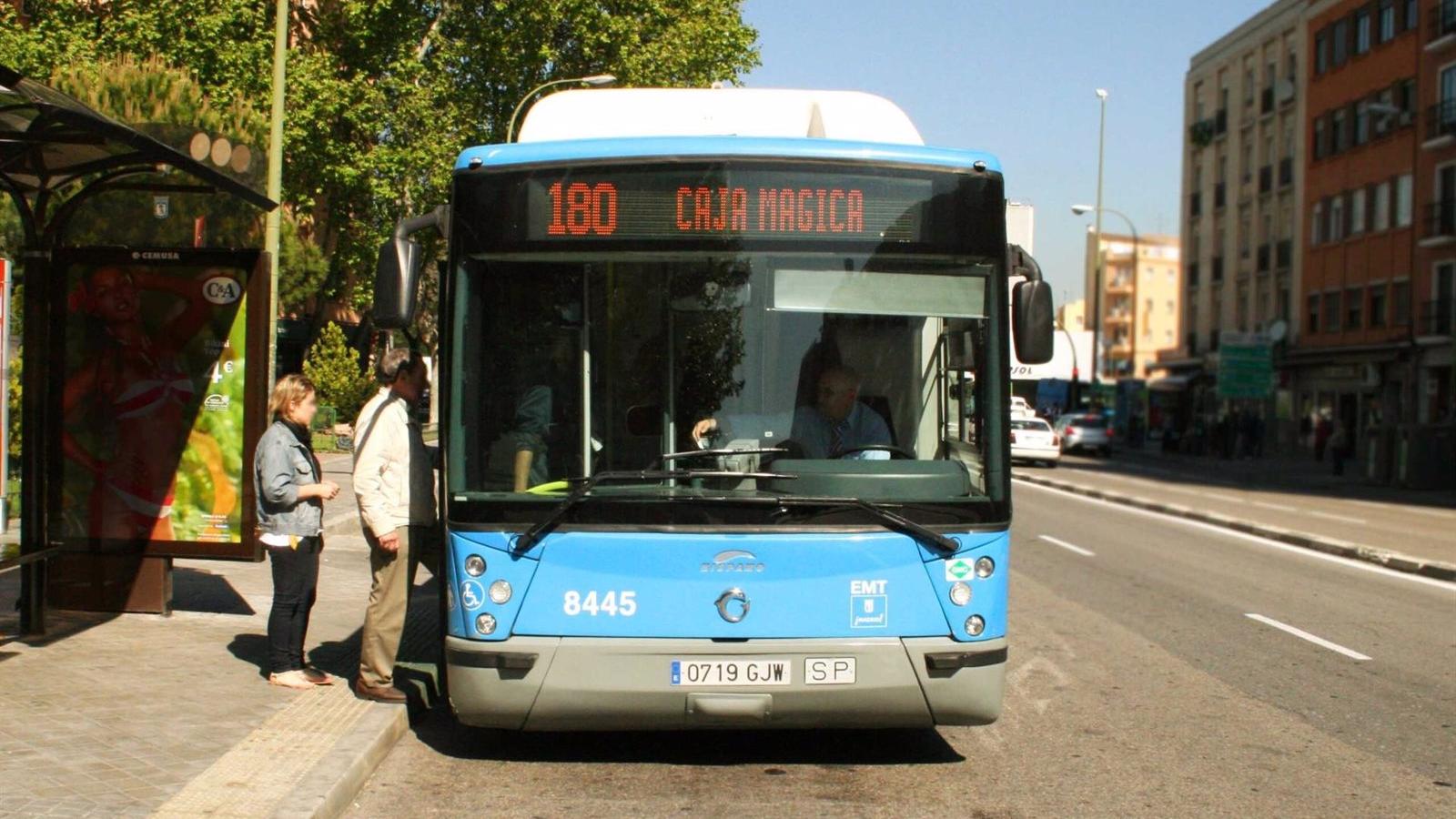 Viajes gratuitos en los autobuses de EMT de Madrid durante las dos primeras semanas de septiembre en hora punta
