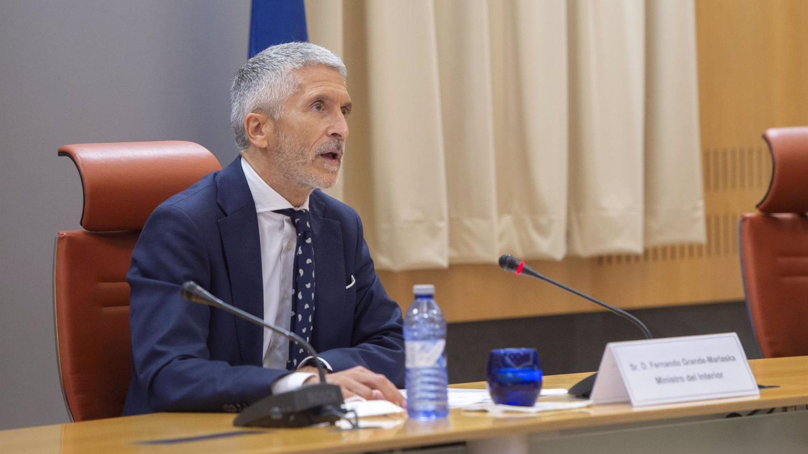 Marlaska cree que no debe dimitir y dice que la Policía no le trasladó antes de ayer sospechas sobre la falsa víctima de Malasaña