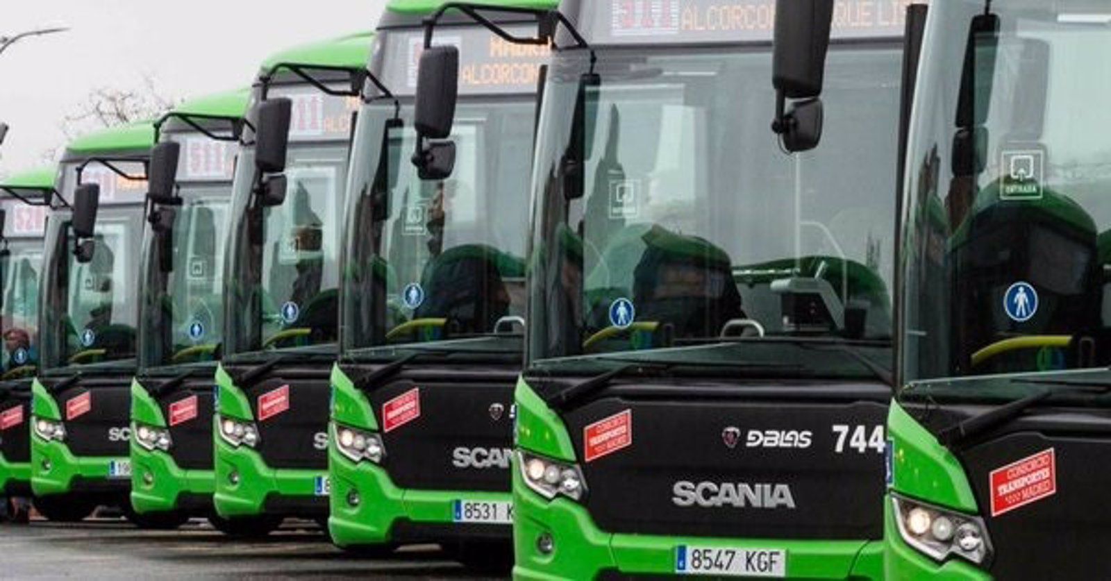 Uno de cada tres autobuses interurbanos que circulan por la región lo hace con energías limpias