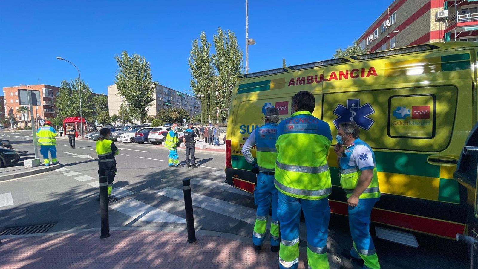 Un coche atropella a un niño de 10 años en una calle de Getafe