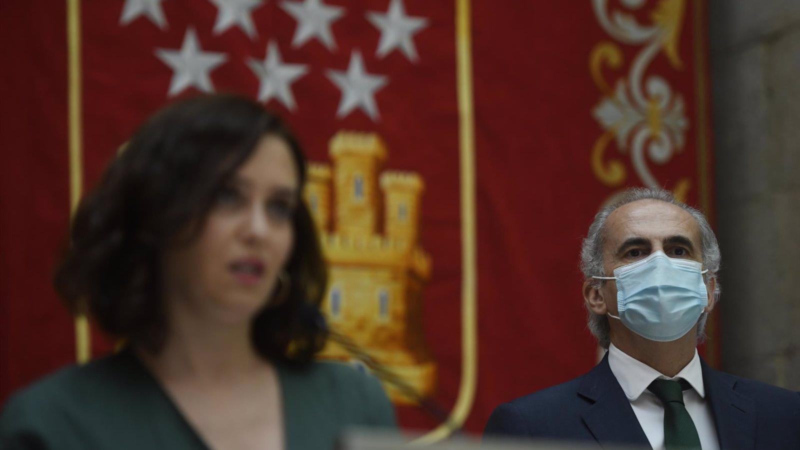 Escudero defiende que los últimos datos de Covid "avalan" la estrategia de la Comunidad