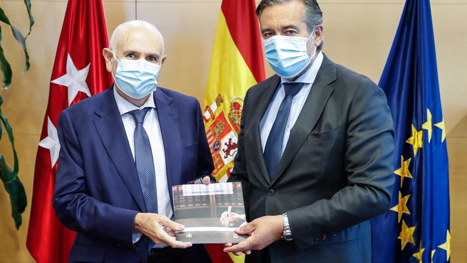 La Comunidad recibe la Memoria 2020 que recoge los principales datos sobre la actividad judicial en la región