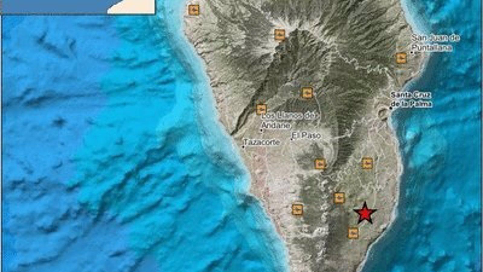 La Palma registra un terremoto de 4.3 sentido en gran parte de la isla