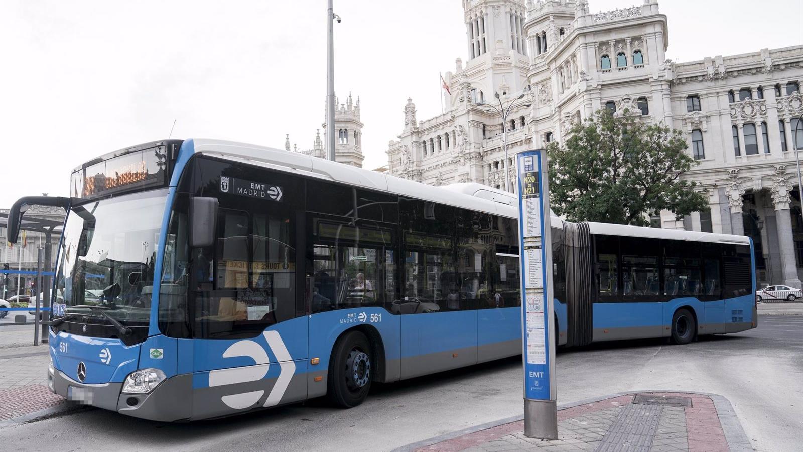 Más de 1,5 millones de madrileños viajaron gratis en autobuses de la EMT durante las dos primeras semanas de septiembre