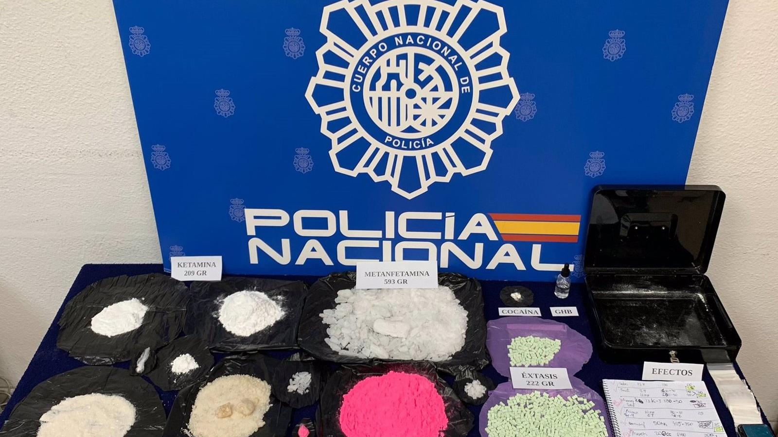 Desarticulado el principal punto de suministro de drogas sintéticas en el distrito Centro