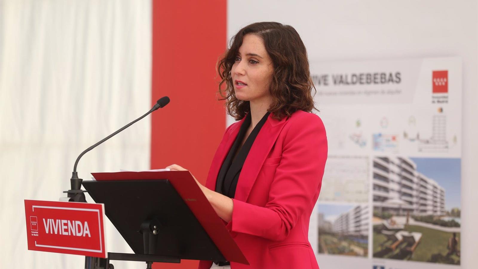 Díaz Ayuso pide a Vox un documento concreto sobre el que asentar un acuerdo para los Presupuestos de 2022