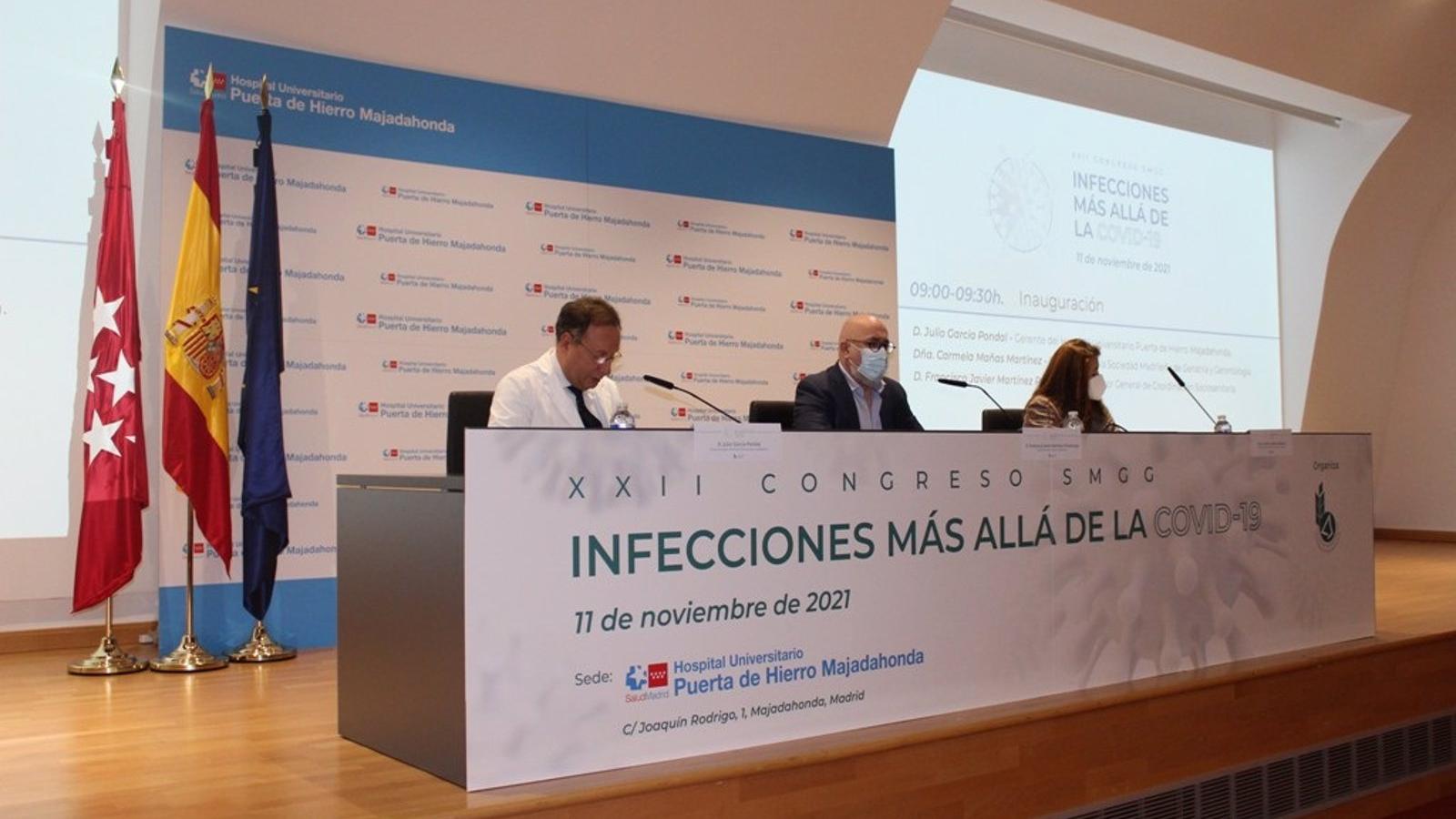 El Hospital Puerta de Hierro acoge un congreso de la Sociedad de Geriatría y Gerontología sobre las patologías infecciosas