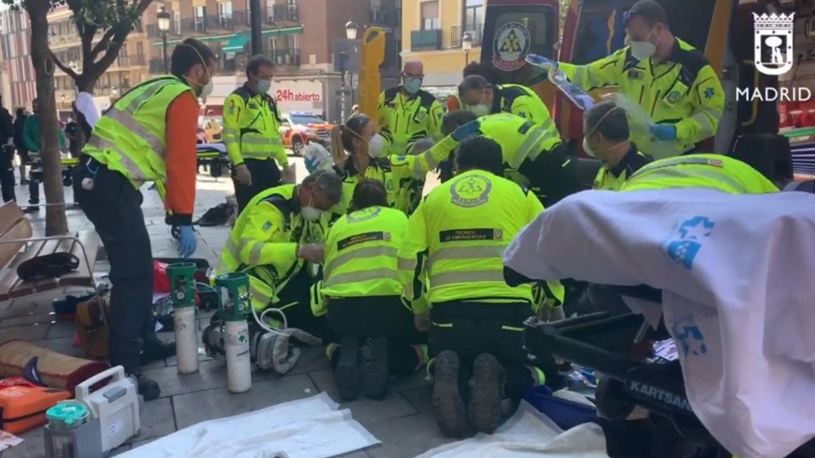 Detenido el hombre que dejó grave a otro de un puñetazo hace un mes en la plaza de Lavapiés