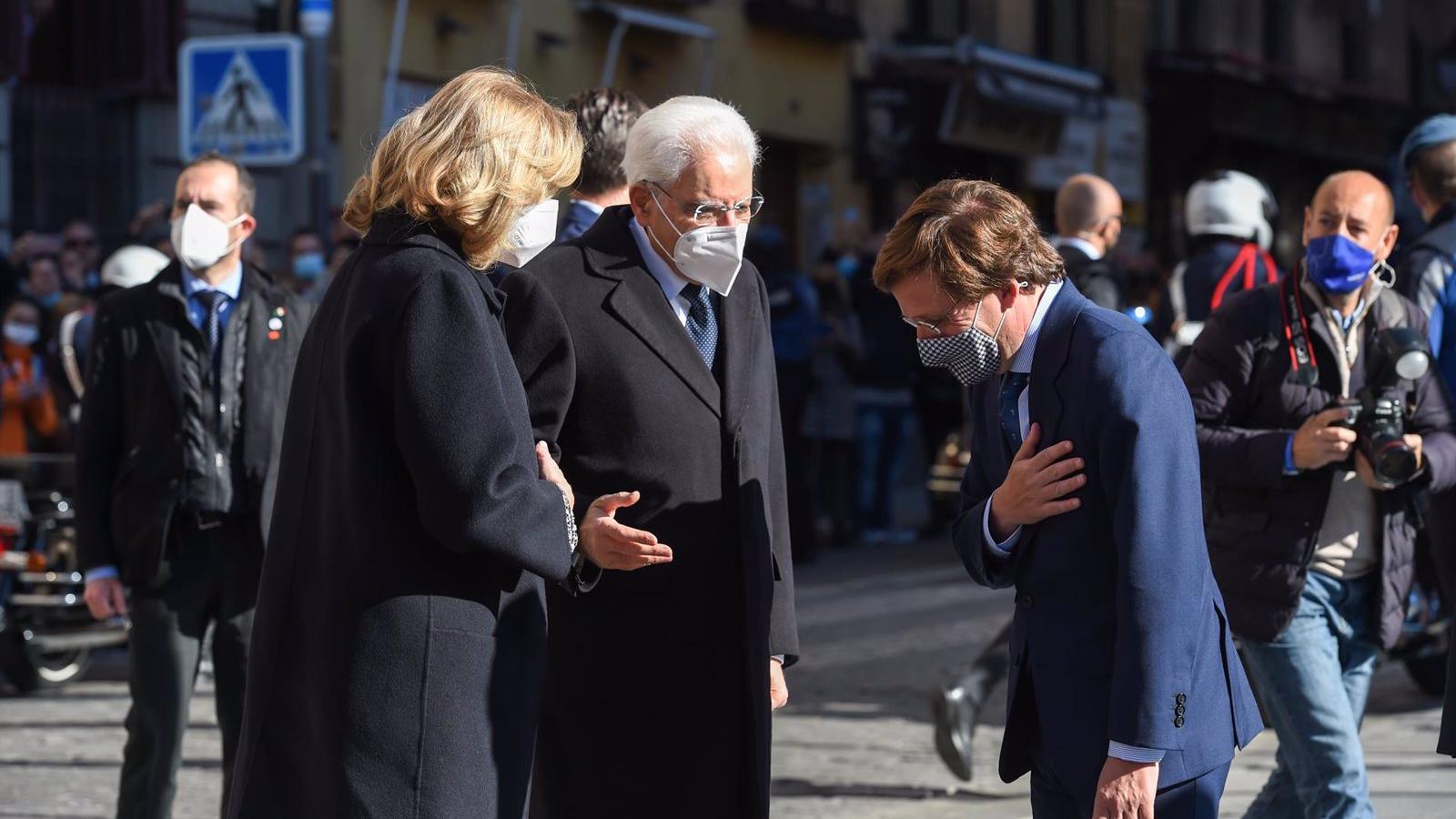 Sergio Mattarella, presidente de la República Italiana, recibe las Llaves de Oro de Madrid