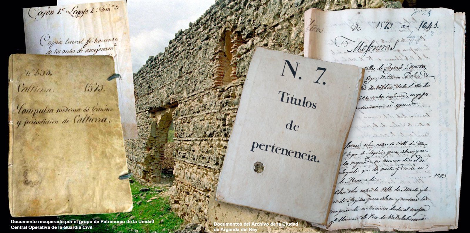 Recuperado un libro manuscrito del Archivo Histórico de Arganda robado hace más de medio siglo