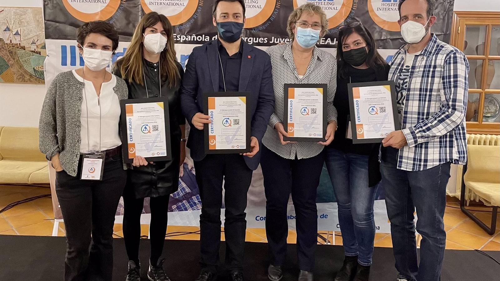 Los cuatro albergues juveniles de la Comunidad obtiene el sello de calidad REAJ