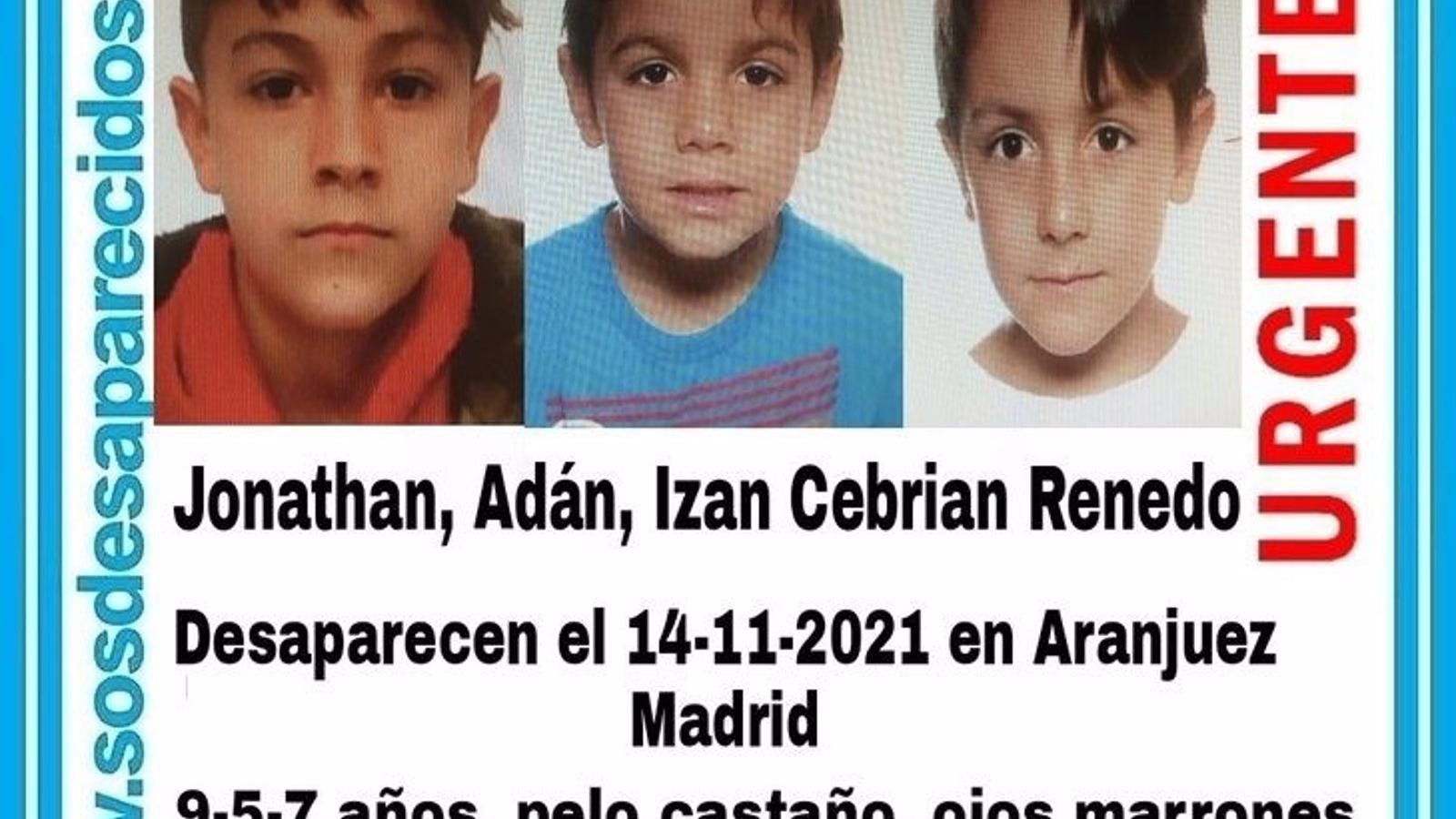 La Policía busca a los tres niños que su madre se llevó sin permiso de un centro de menores de Aranjuez