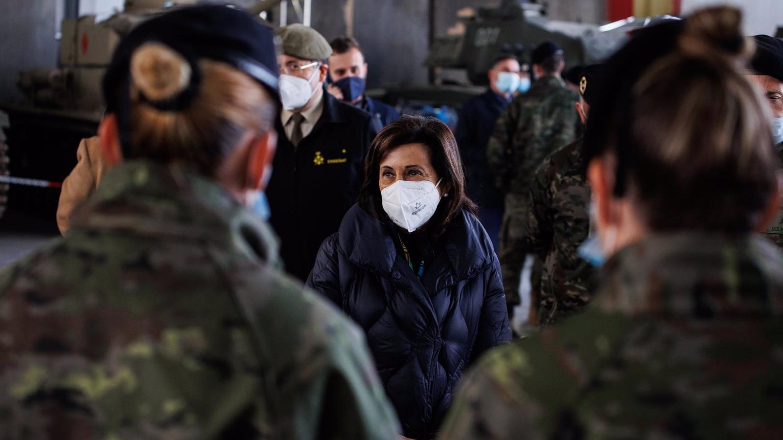 Robles asegura que la 'Brigada Guadarrama' del Ejército de Tierra no se trasladará de 'El Goloso'