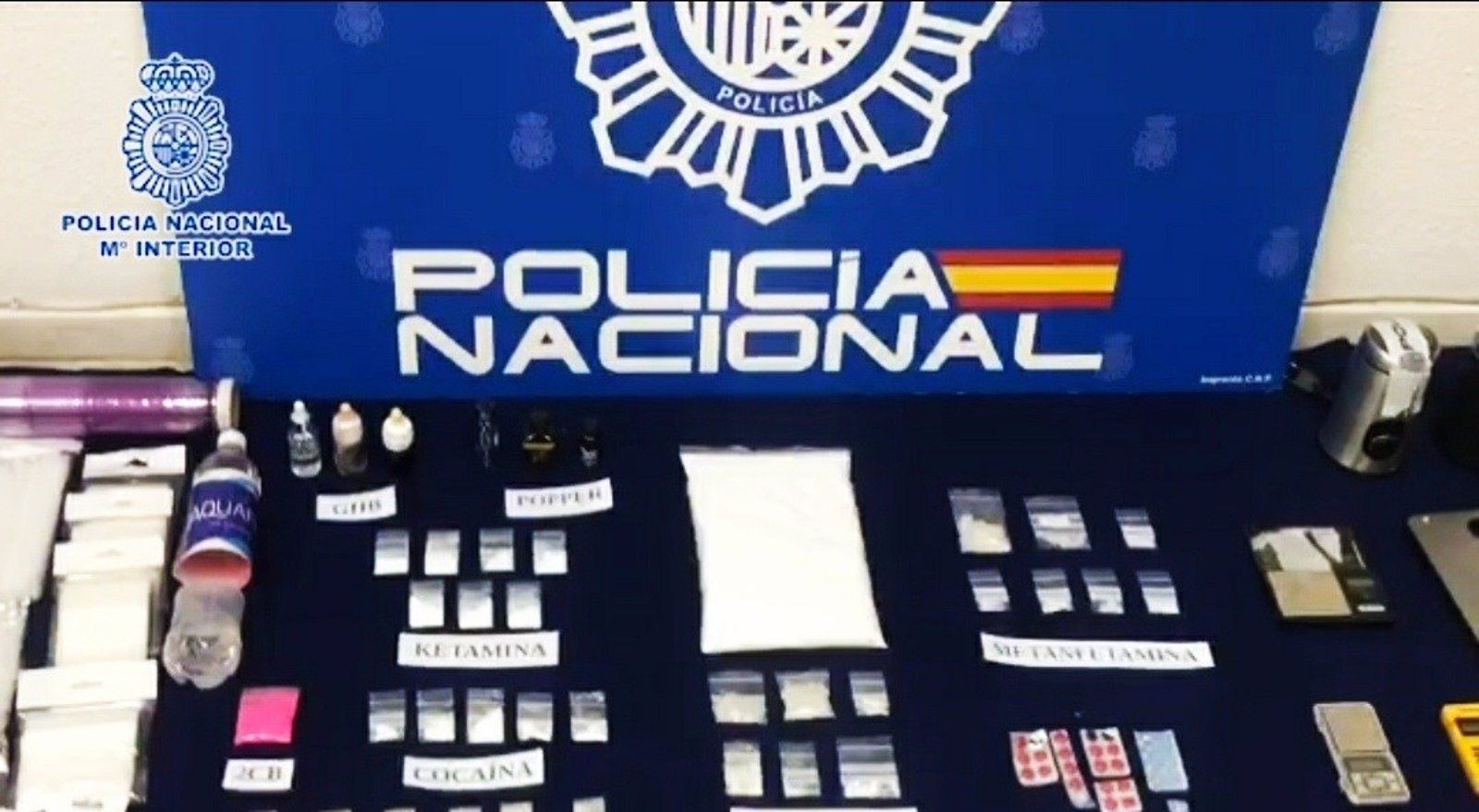 Cae un importante punto de venta de drogas sintéticas en Chueca