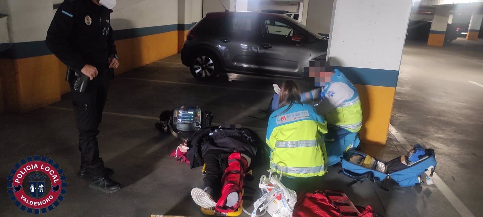 Atropellada una mujer en un garaje comunitario de Valdemoro por una "distracción"