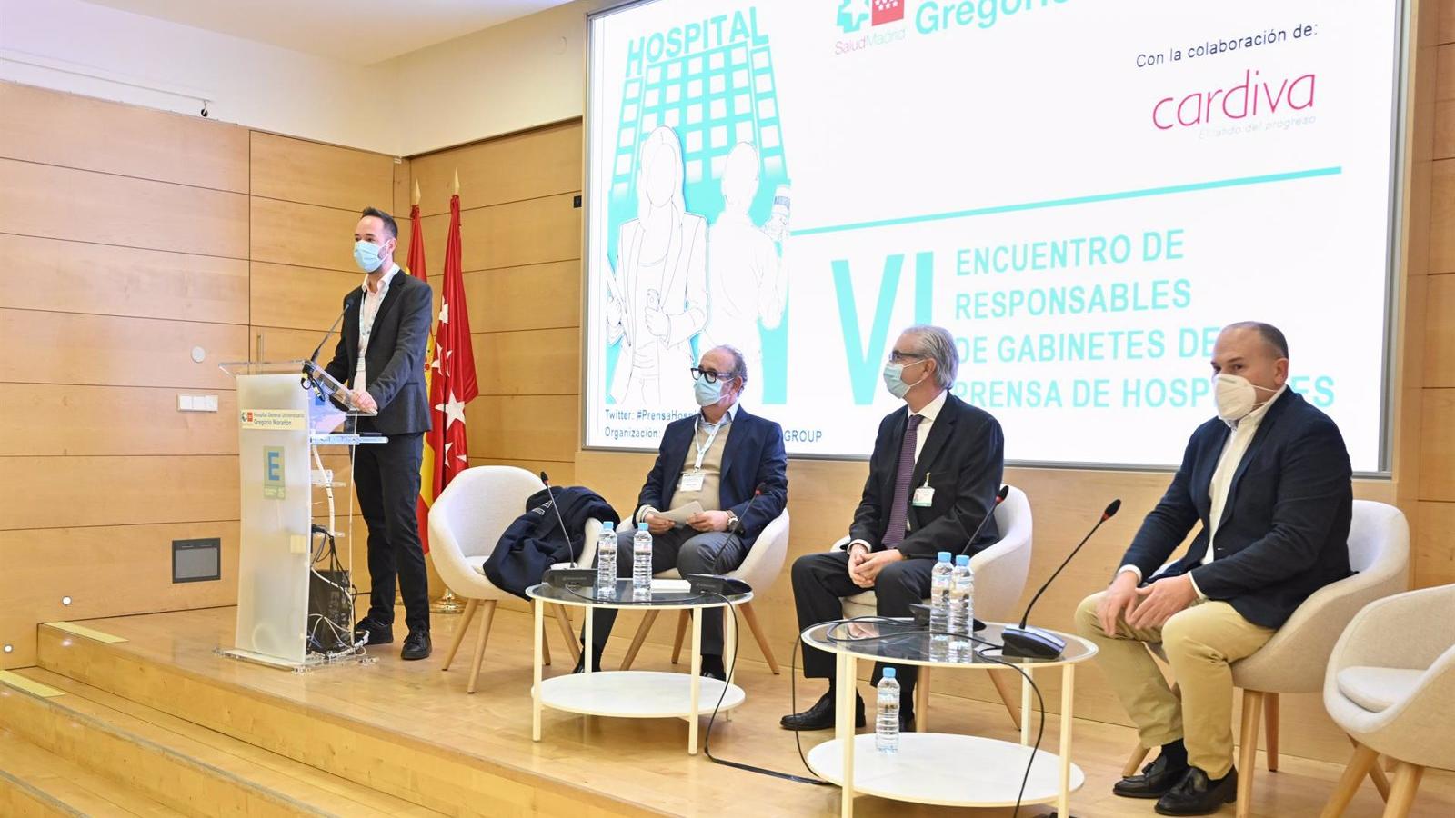 Más de 70 responsables de prensa de hospitales analizan en el Gregorio Marañón la comunicación sobre la pandemia