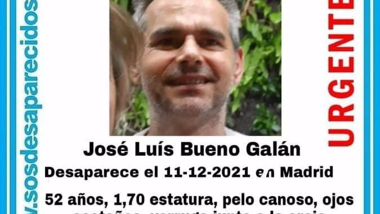 Buscan a un hombre que desapareció el sábado en Madrid y necesita medicación