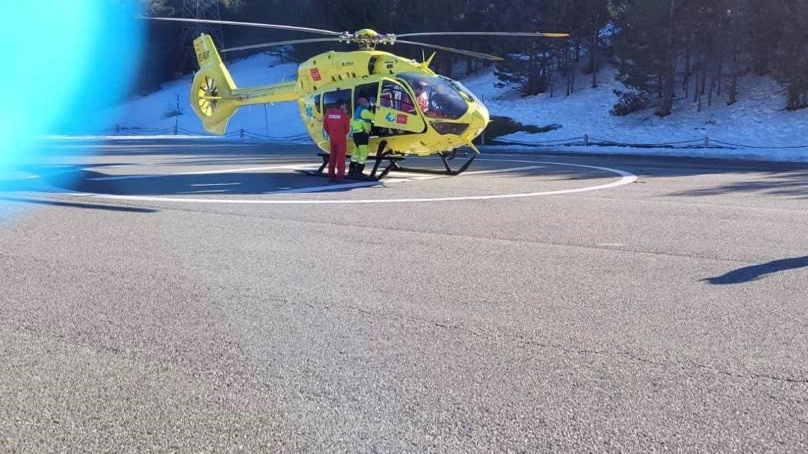 Heridos dos montañeros al caer 60 metros por una ladera en Peñalara
