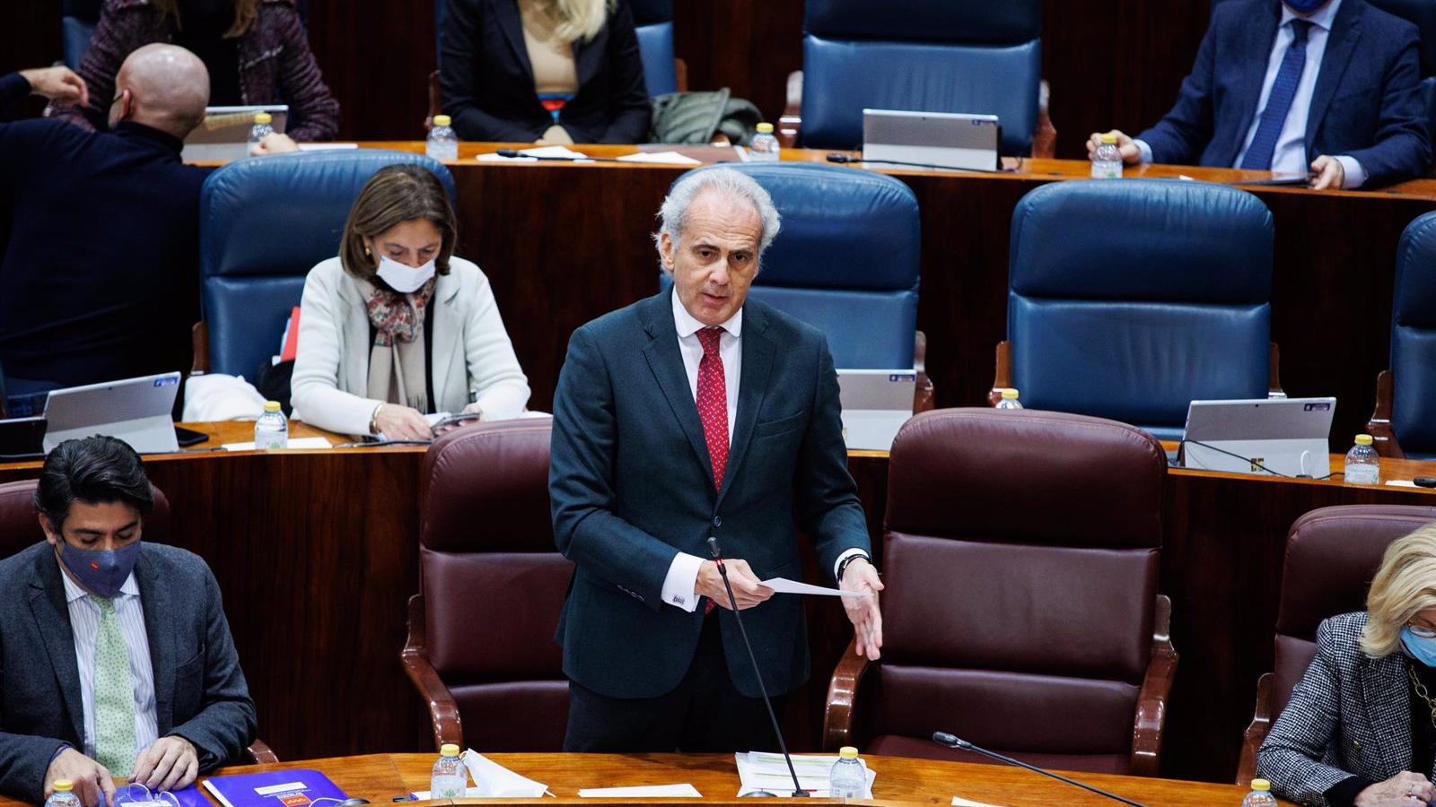 Escudero defiende la actividad del Summa: 1,3 millones de vacunas y 415.000 atendidos por Covid y otras patologías