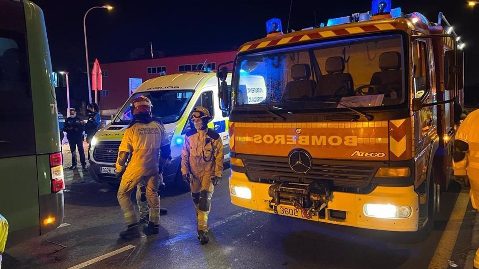 Muere una mujer de 54 años en Alcorcón tras ser atropellada por un autobús interurbano