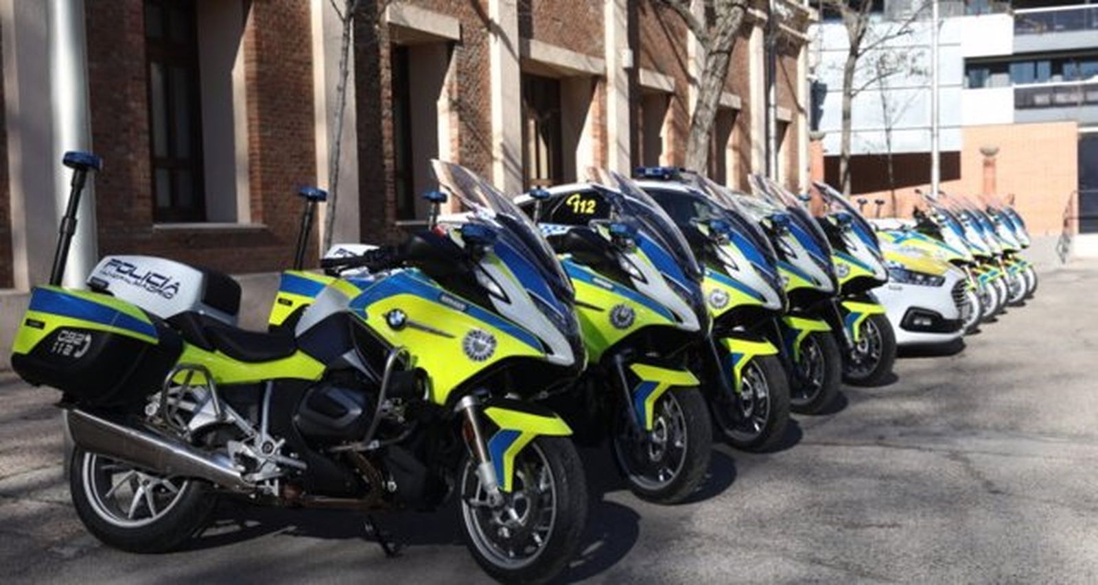 La Policía Municipal de Madrid incorpora diez motocicletas de alta cilindrada para la Unidad de Servicios Especiales
