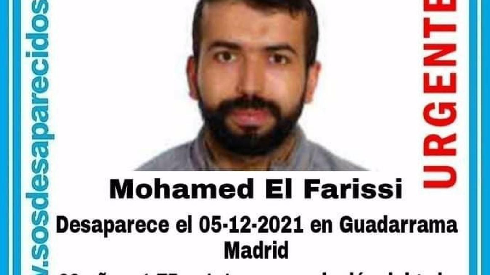 Buscan a un vecino de Guadarrama desaparecido desde hace mes y medio