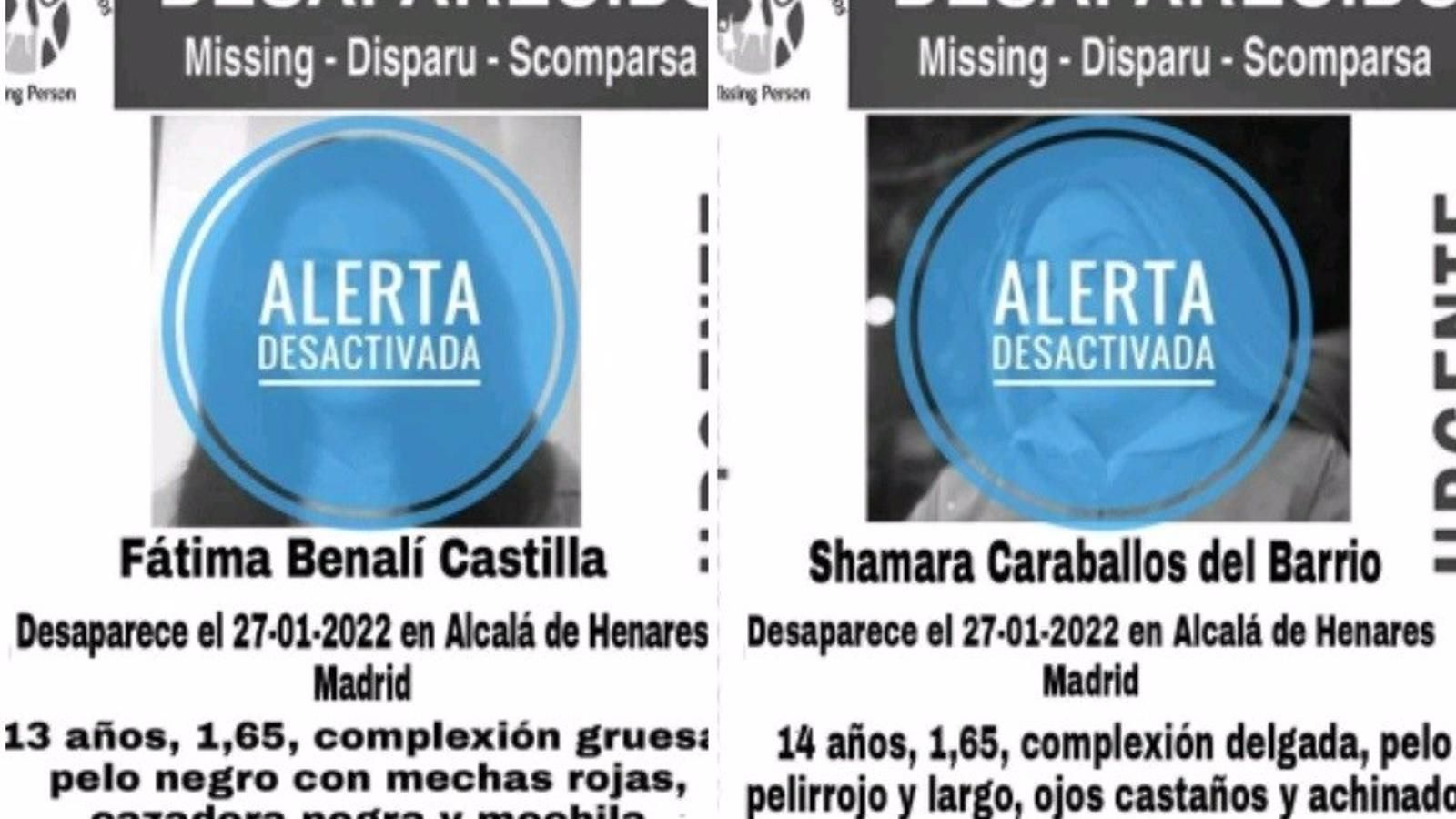 Las dos niñas de Alcalá desaparecidas 24 horas fueron acogidas por Trinitarios, que las obligaron a cocinarles