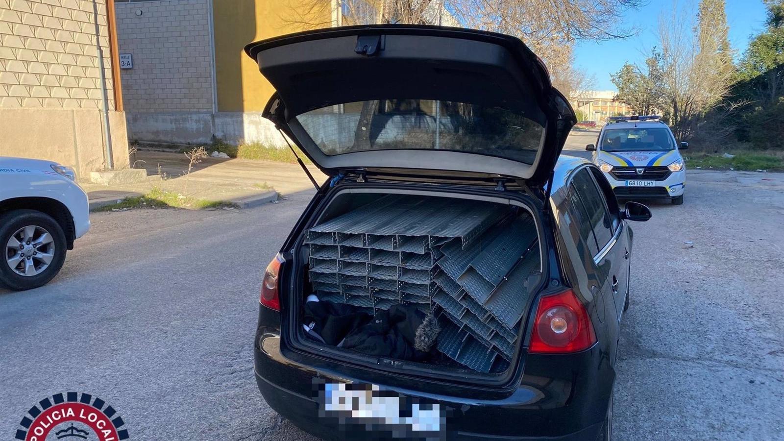 Detienen a dos individuos cuando robaban en una nave industrial de Valdemoro