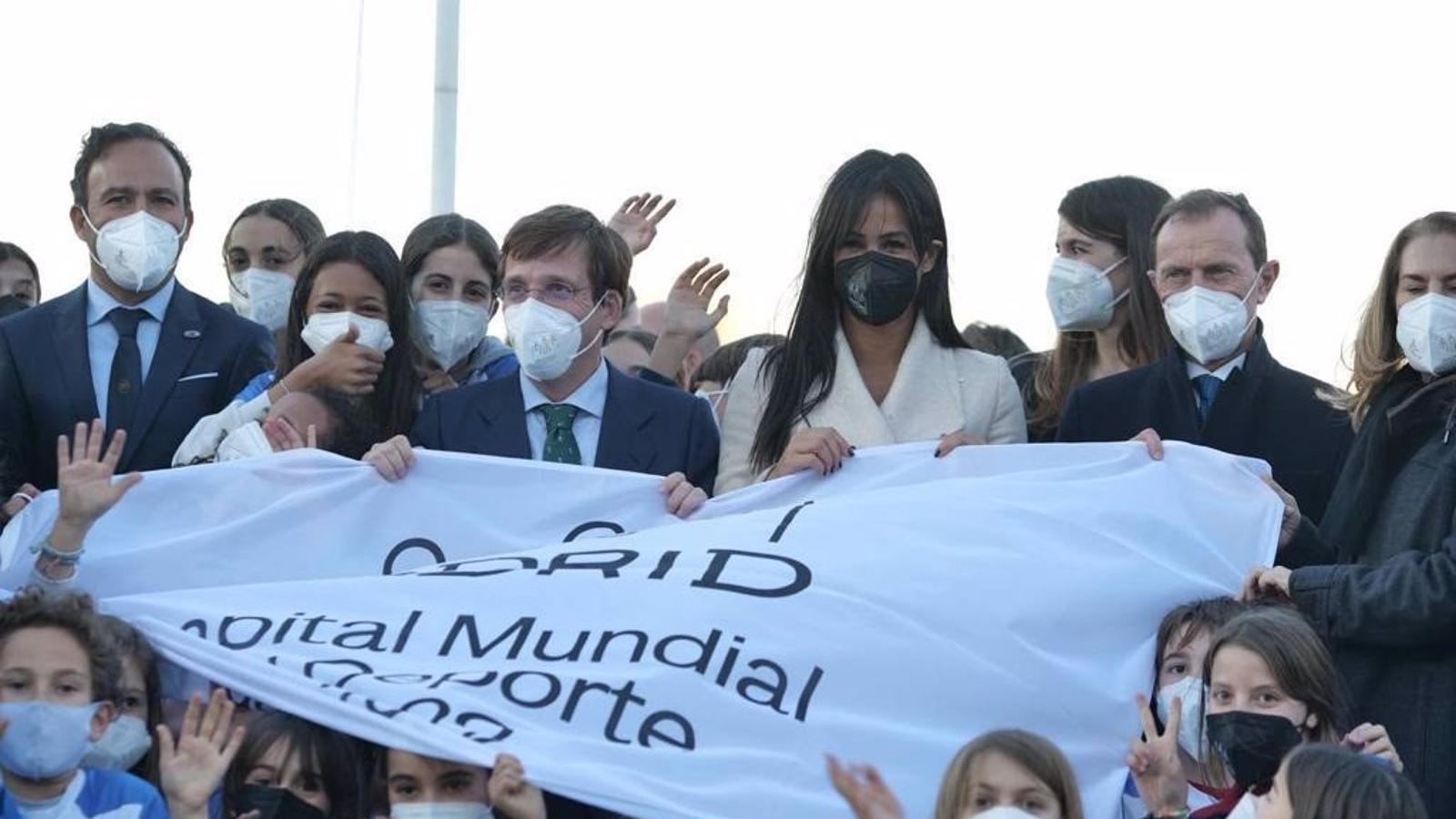 Madrid iza la bandera como Capital Mundial del Deporte de 2022