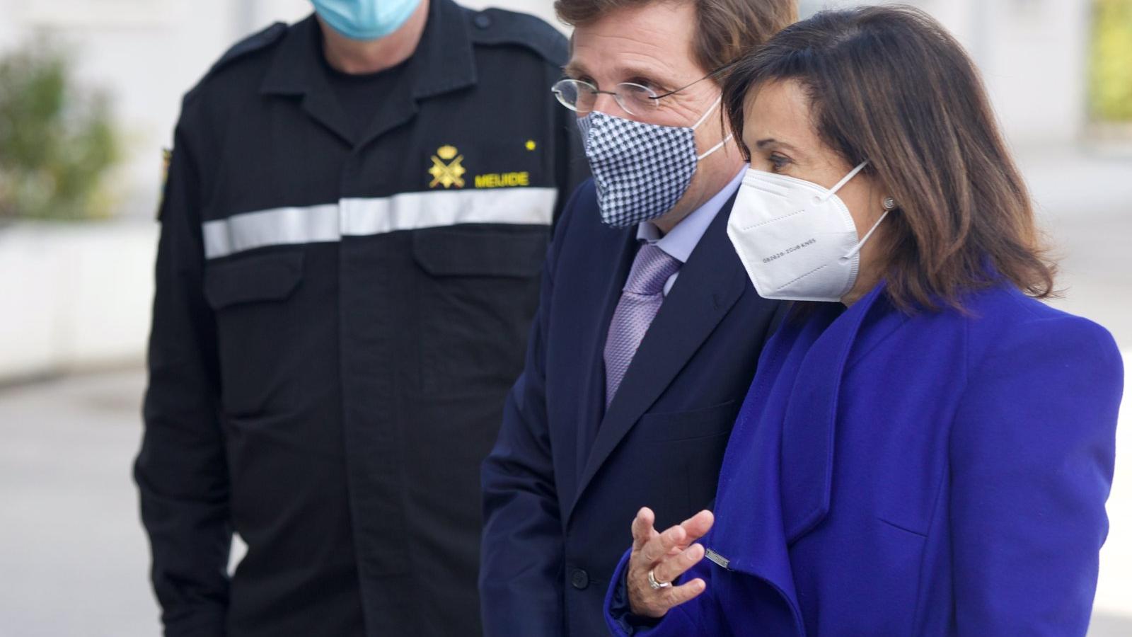 Martínez-Almeida alaba la labor de la UME y las Fuerzas Armadas para ayudar a contener la pandemia en Madrid