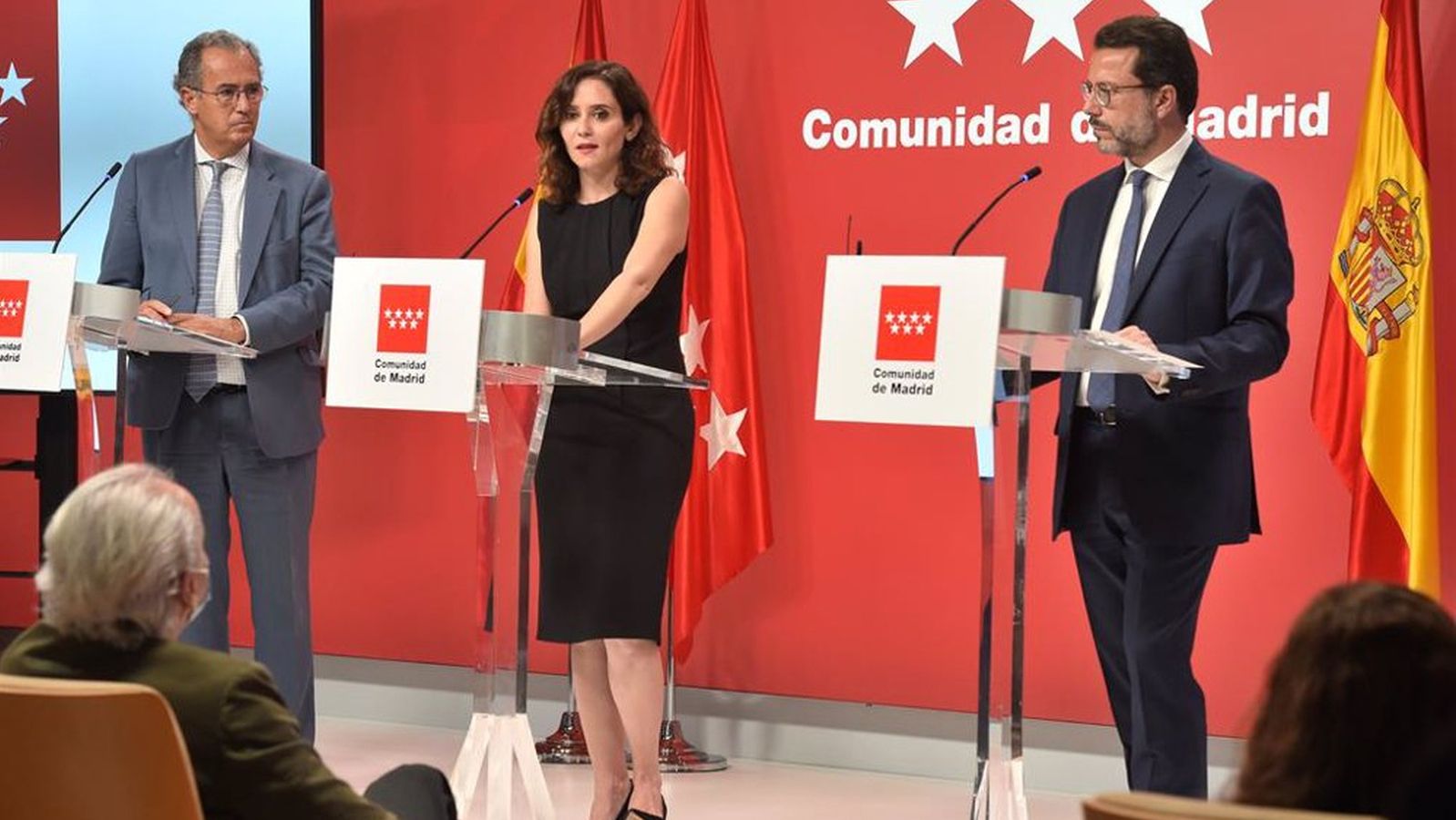 Lasquetty, Ossorio y Rivera de la Cruz trasladan su apoyo a Díaz Ayuso en redes sociales