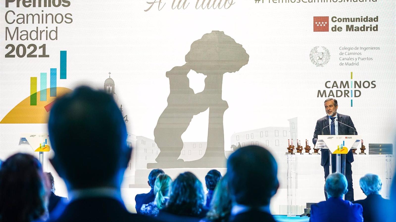 Los ingenieros de caminos reconocen a la Comunidad de Madrid su gestión en Filomena y por sus acciones durante la pandemia