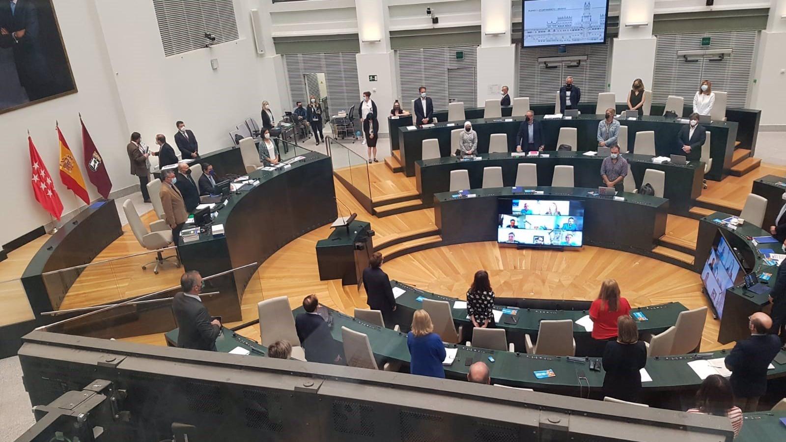 El Pleno de Cibeles guarda un minuto de silencio en recuerdo del Cronista de la Villa Ángel del Río