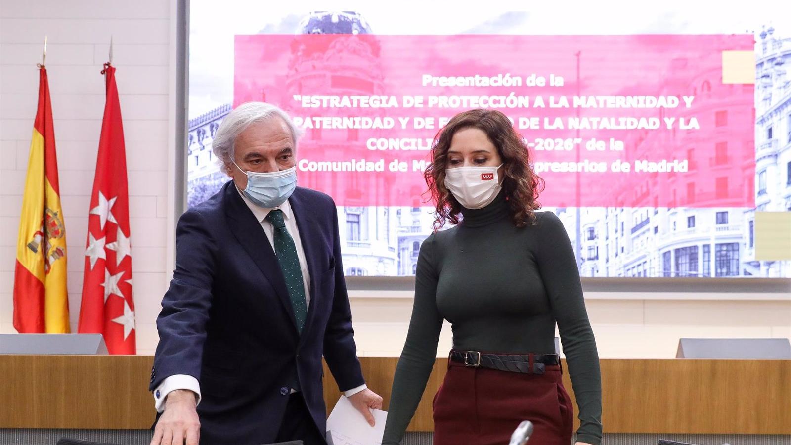 Los empresarios trasladan a Díaz Ayuso su apoyo