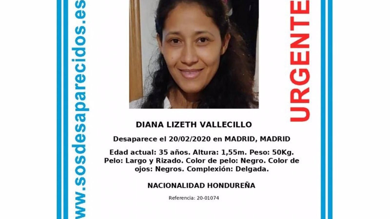 Piden ayuda para encontrar a una mujer desaparecida hace dos años en Madrid