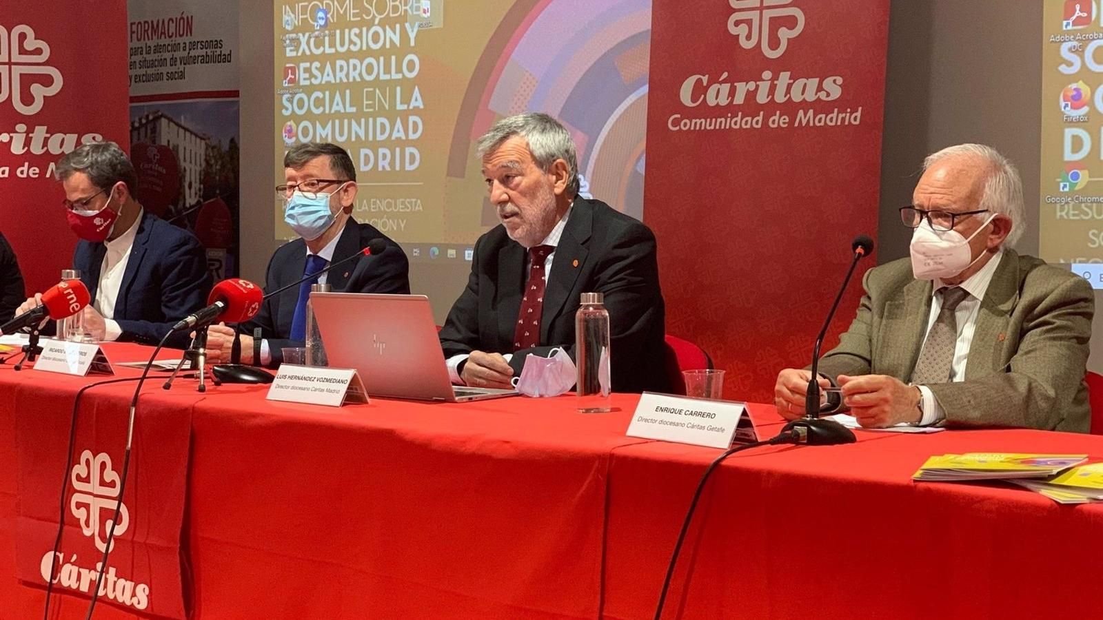 El 22% de la población madrileña se encuentra en situación de exclusión social según Cáritas 